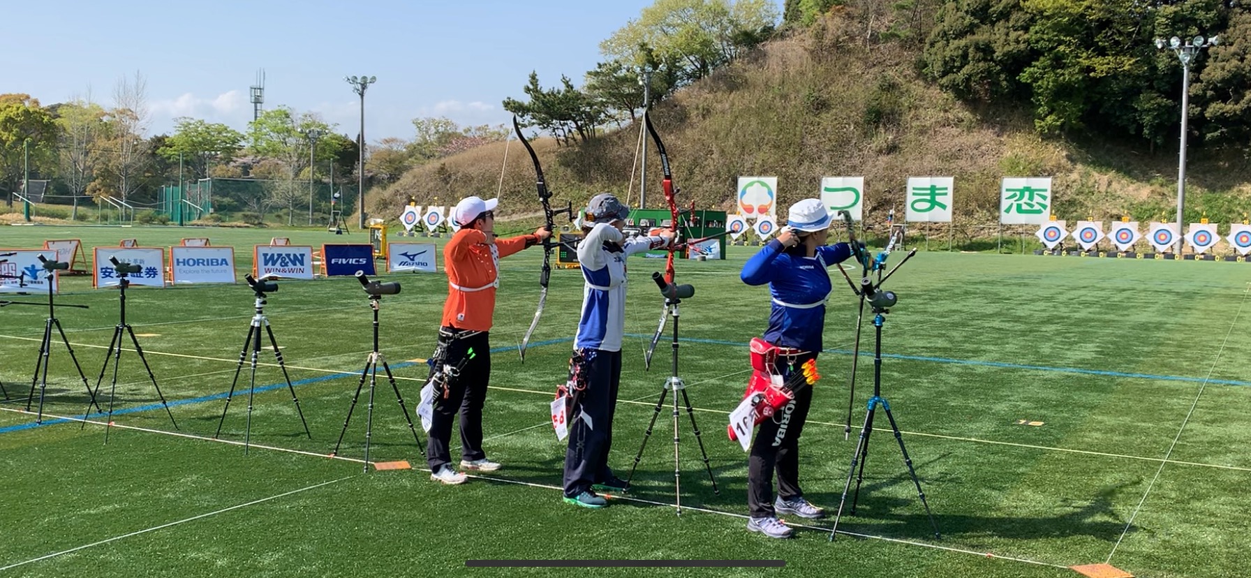 初日並んで打っていた選手はアジア大会金メダリストや北京五輪代表選手でした