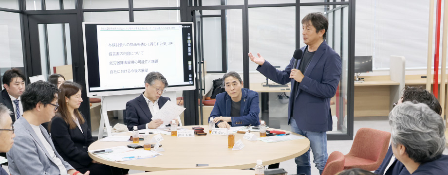 参画企業メンバーへの感謝と今後の抱負を語る田中信康